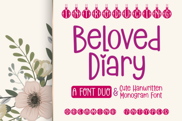 Beloved Diary: A Whimsical Handwritten Font for Web Design