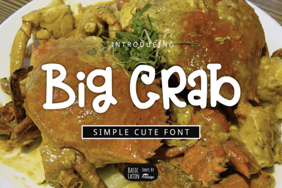 Big Crab: A Whimsical Handwritten Font for Editorial Flair