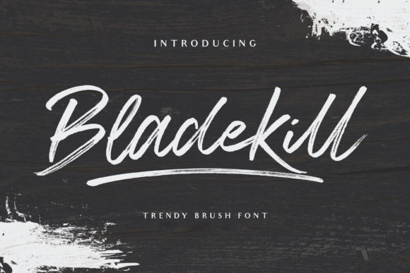 Bladekill: A Handwritten Font for Creative Web Design