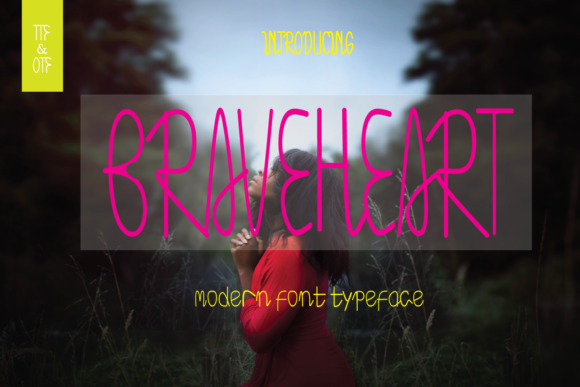 Braveheart: A Handwritten Font for Engaging Campaigns