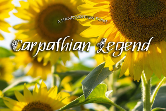 Carpathian Legend: A Delicate Handwritten Font for Elegant Branding