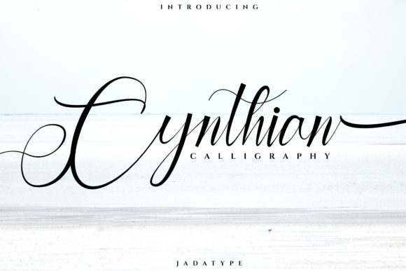 Cynthian: An Elegant Handwritten Font for Web Design