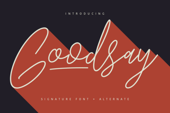 Discover Goodsay: A Handwritten Font for Elegant Web Design