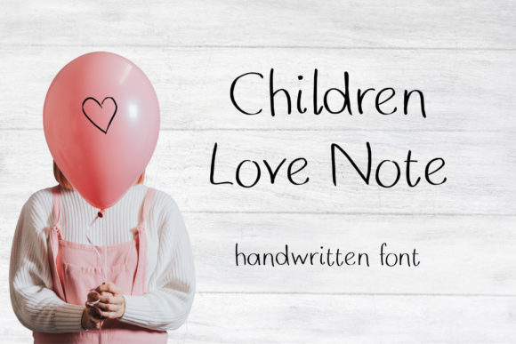 Enhance Your Brand with Children Love Note Font