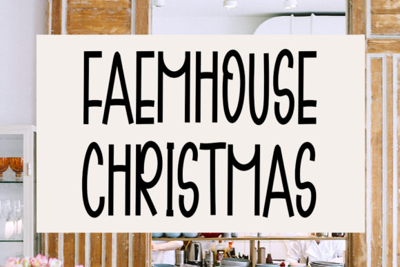 Enhance Your Brand with Farmhouse Christmas Font