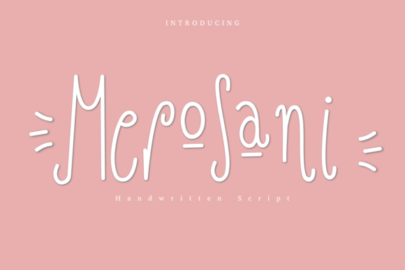 Enhance Your Brand with Merosani: A Beautiful Handwritten Font