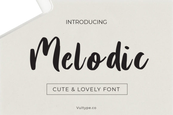 Enhance Your Craft with Melodic, the Bold Handwritten Font