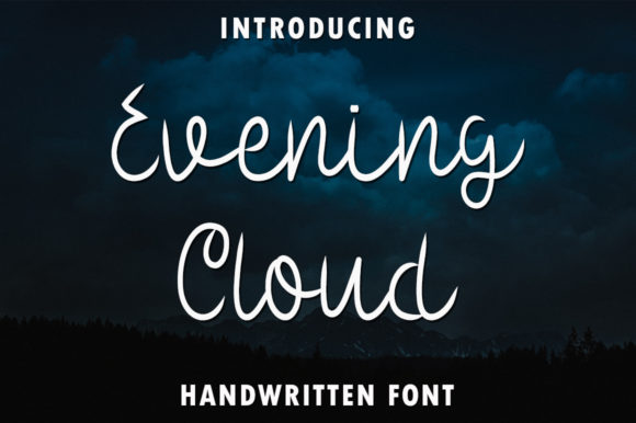 Evening Cloud: A Delicate Handwritten Font for Engaging Campaigns