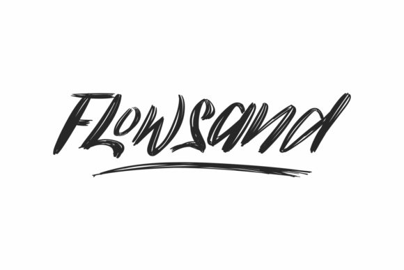 Flowsand: A Versatile Handwritten Font for Web Design