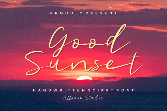 Good Sunset: A Font for Elegant Web Design