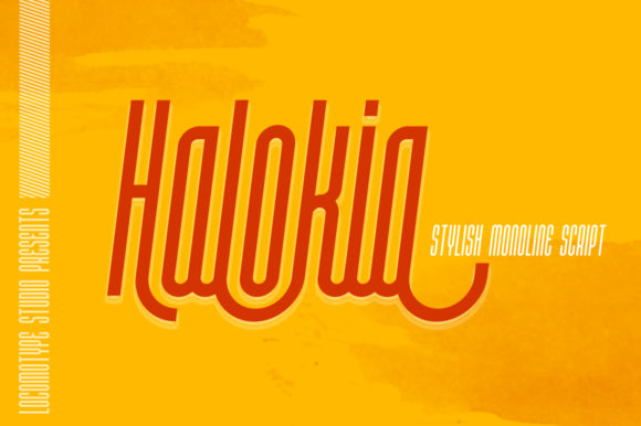 Halokia: A Stylish Script Font for Eye-Catching Campaigns