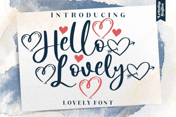Hello Lovely: An Elegant Handwritten Font for Web Design