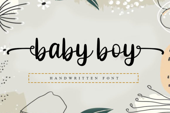Introducing Baby Boy: A Charming Script Font for Editorial Design