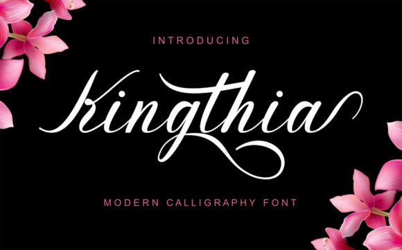 Kingthia: A Trendy Script Font for Modern Web Design