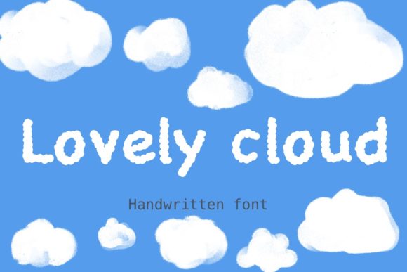 Lovely Cloud: A Handwritten Font for Web Design