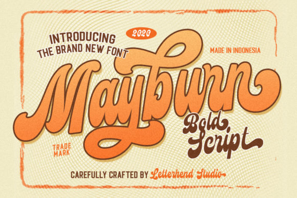 Mayburn: A Bold, Retro Font for Your Brand's Edge