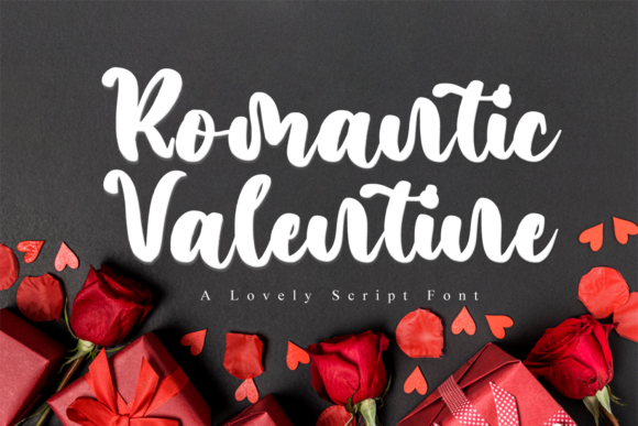 Romantic Valentine: A Stylish Script Font for Editorial Design