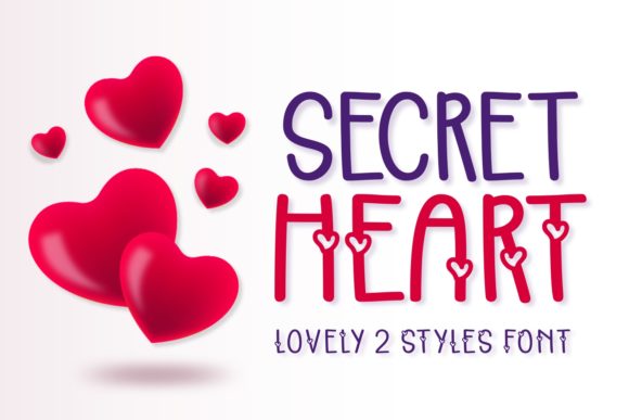 Secret Heart: A Charming Font for Creative Campaigns