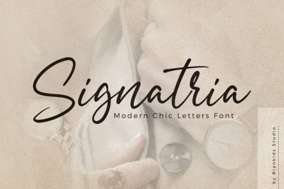 Signatria: A Handwritten Font for Crafters and Makers