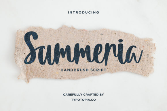 Summeria: A Bold and Fun Handwritten Font for Your Brand