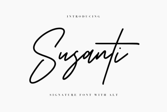 Susanti: A Classic and Elegant Handwritten Font for Web Design