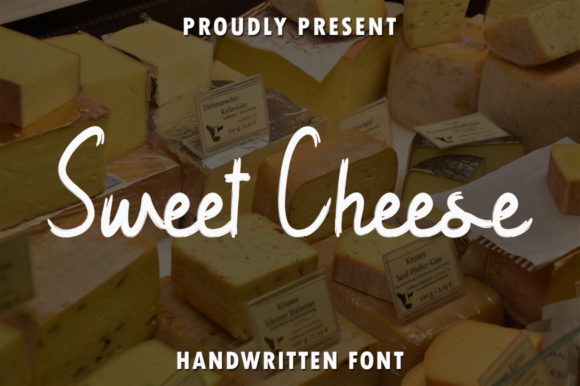Sweet Cheese: A Handwritten Font for Memorable Branding