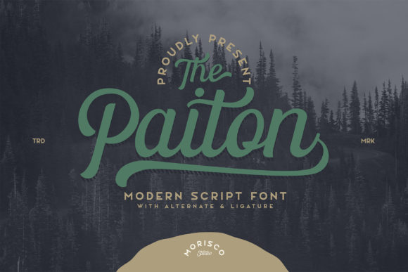 The Paiton: A Versatile Script Font for Editorial Charm