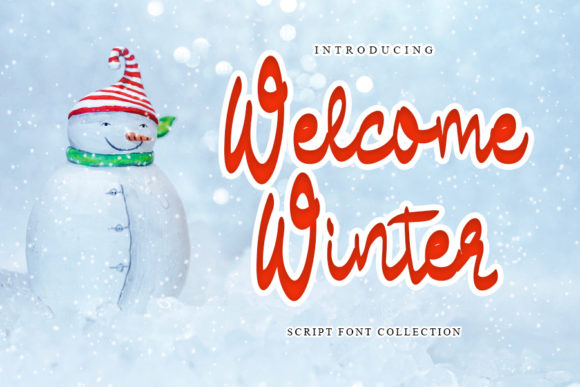 Welcome Winter: A Font for Engaging Campaign Designs