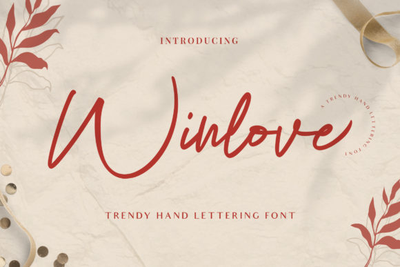 Winlove: A Versatile Handwritten Font for Editorial Design